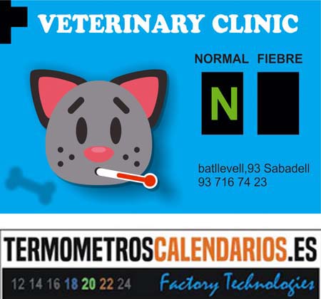 termometro  para veterinarios 