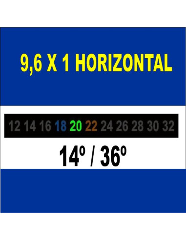 thermo 9 x 1 horizontal